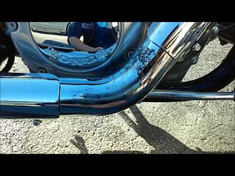 Remove Shoe Rubber From Motorcycle Pipes w/ Coin !!! FREE & EASY