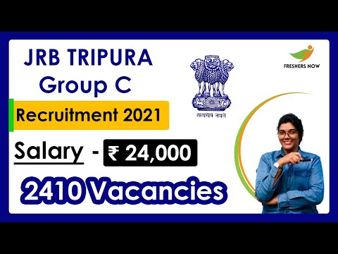 JRB Tripura Group C Recruitment 2021 | 2410 Vacancies |  Salary, Application Form