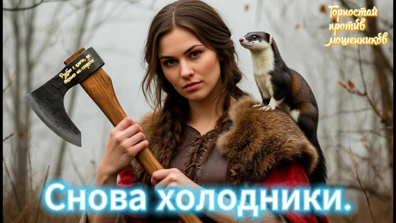 Горностай против мошенников. Снова холодники ушли не солоно хлебавши.