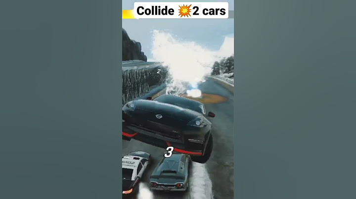 What happens when racing car jumps over another 2 cars 😱