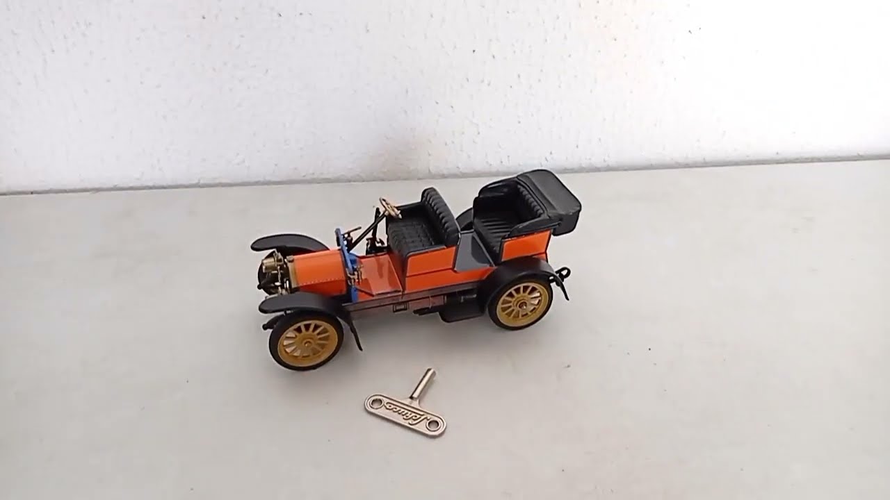 Brinquedo antigo de lata Maravilhoso Schuco Oldtimer Mercedes Benz