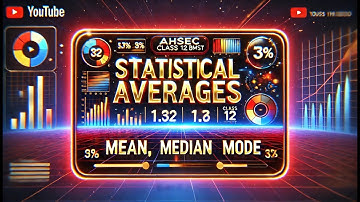 Statistical Average | Mean, Median, Mode, Quartiles, Deciles, Percentiles | AHSEC Class 12 BMST