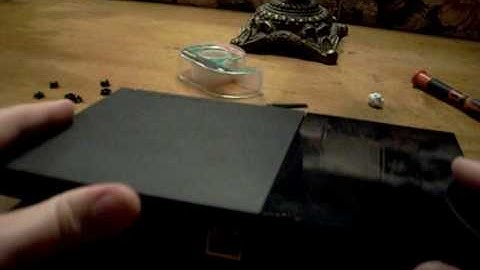 GH II Tutorial - Custom Discs - Part 4 - Tape and Tissue Modding A Slim PS2