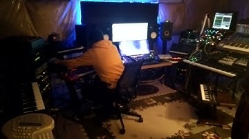 Big Jam with 12 Synths, Omnichord, and Akai MPC X (19)