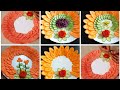 5 Beautiful Salad Decorations Ideas For Dinner/Lunch by neelamkirecipes