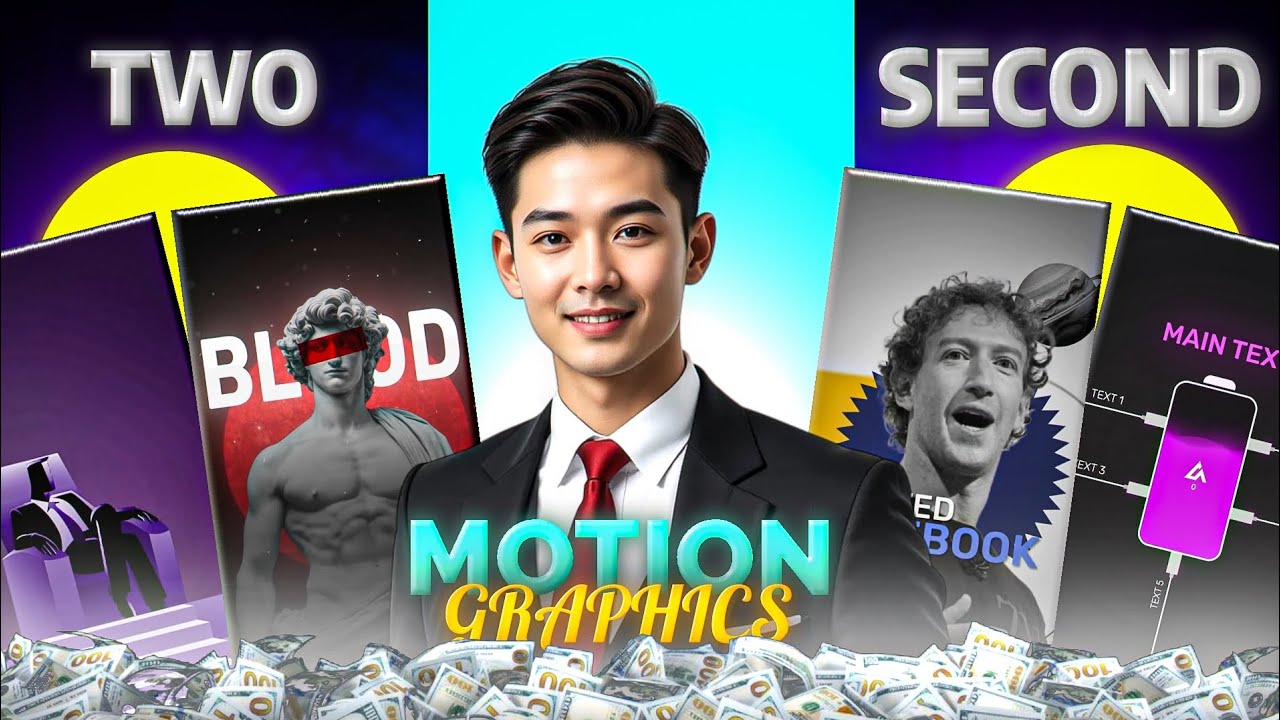 CREATE MOTION GRAPHICS ON MOBILE IN JUST 2 SEC 🔥😍 || FREE TO USE "SECRET" WEBSITE 