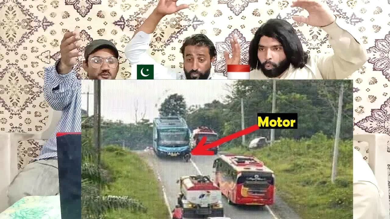 Supir Skill DEWA 7 Skill Hebat dan Nekat Supir BUS Indonesia | Pakistani Reaksi | D-R-RUE