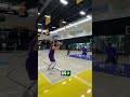 LeBron knew Luke won the shooting competition 😎 #lakers