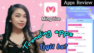 MiNG LiVE: Paano nga ba mag task sa Ming live | Apps review screenshot 1