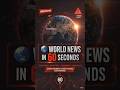 World News in 60 Seconds | Global Economy, Tensions &amp; Technology Updates 🚨