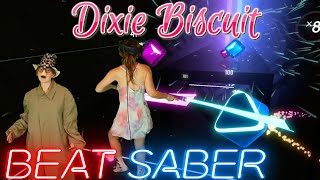 Beat Saber || Dixie Biscuit by TAPE FIVE (Expert) First Attempt || Mixed Reality