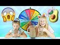 MYSTERY WHEEL OF SMOOTHIE CHALLENGE!! 🍭😱 *omg*