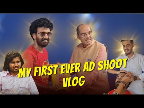My first ever AD shoot with That antha heli Dr. Somshekar & @GaneshKaranth & @KarthikPattar