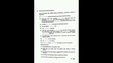 S3 English for Career Previous Year Question Paper || Kerala University