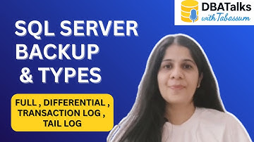 SQL Server Backups Explained in 3 Minutes (Full, Diff, Log, Tail Log)