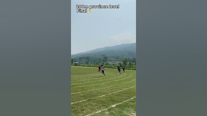 nepal gandaki province 200m final