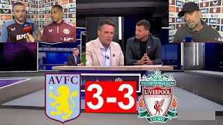 Aston Villa Draw Liverpool 3-3: Post-match interview, pundit analysis, review & press conference.