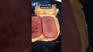 Ultimate Spam Cheese Sandwich 🥪 #shorts #food #sandwich