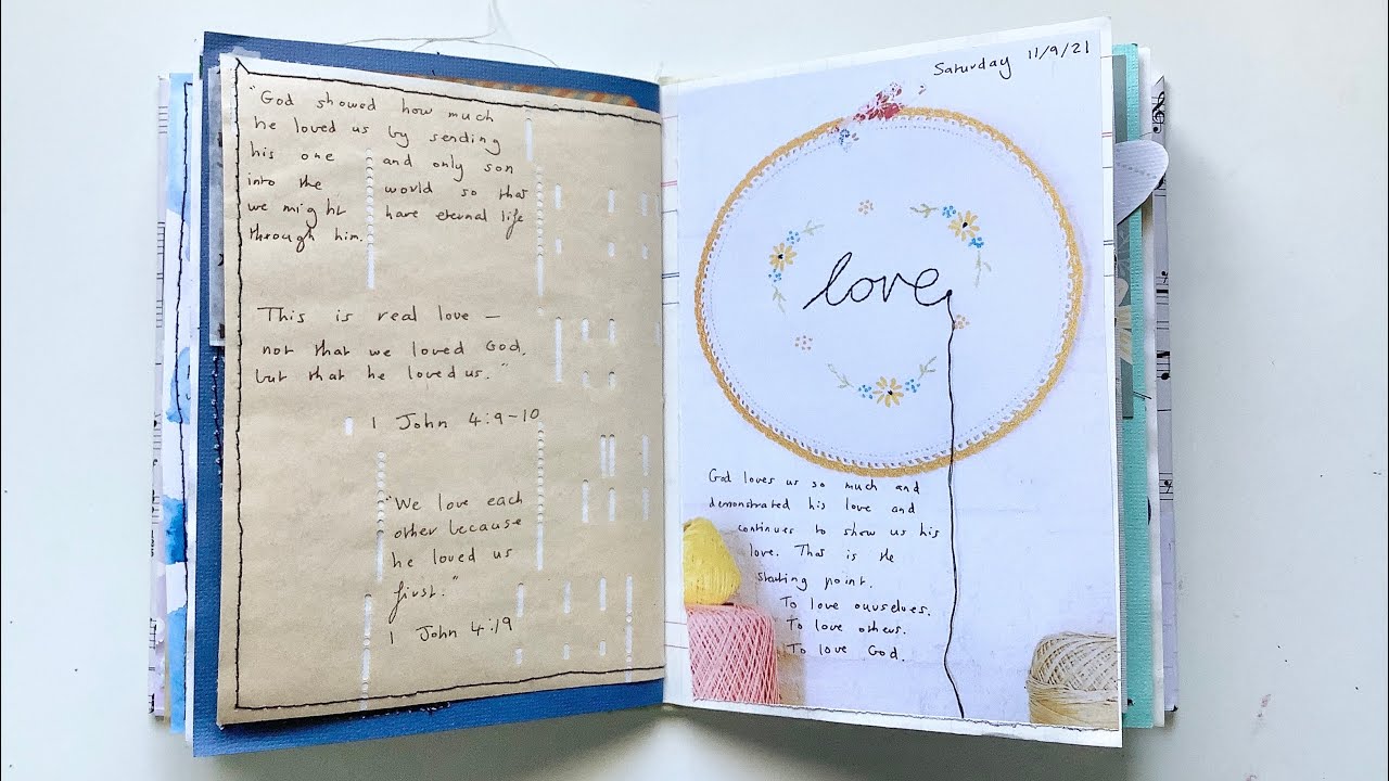 Completed faith journal flip through