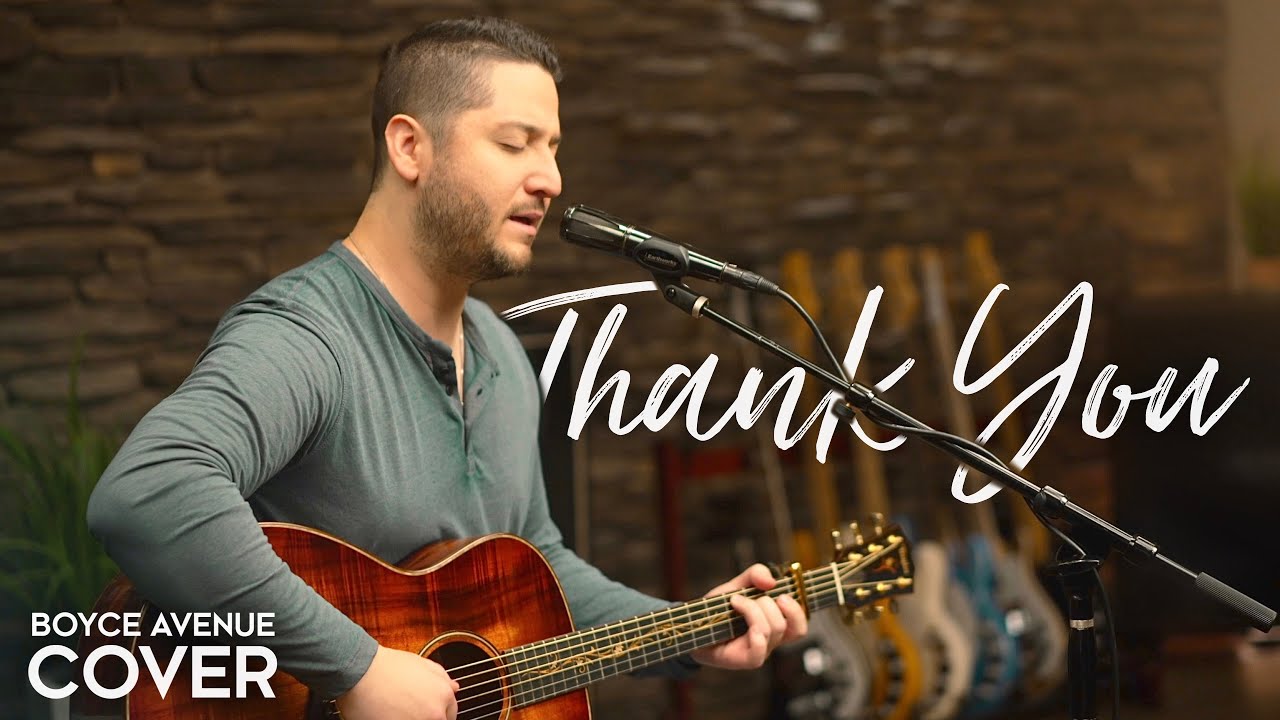 Thank You – Dido (Boyce Avenue acoustic cover) on Spotify & Apple