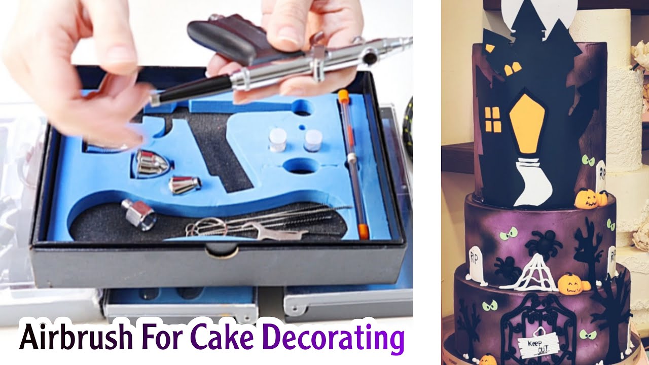 الايربرش- جهاز البخ لتزيين الكيك أنواعه وطريقة استخدامه
