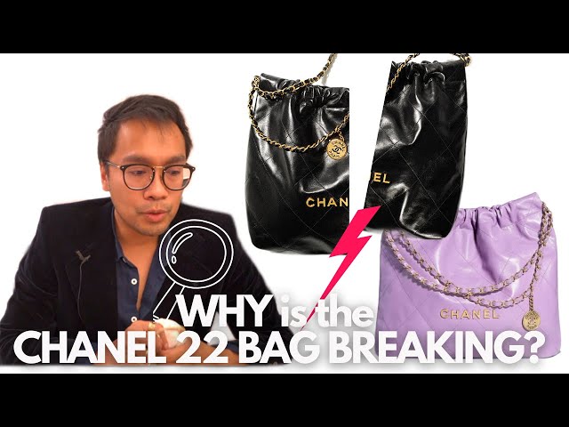 HANDBAG EXPERT REACTS TO CHANEL 22 BREAKING/CRACKING & what is