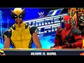 Wolverine vs Deadpool wwe 2k25 gameplay