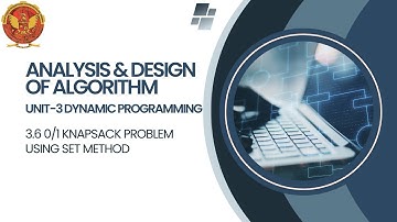 3.6 0/1 Knapsack Problem Using Set Method | CS402 |