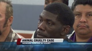 Stepfather accused of killing stepson's dog appears in court