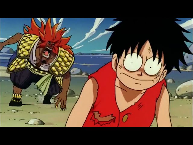 One Piece - Luffy VS El Drago class=