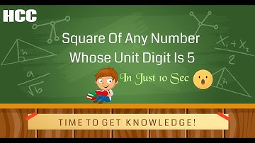 Best Square Shot Trick | Square Of Any Number Whose Unit Digit Is 5 | Vedic Math