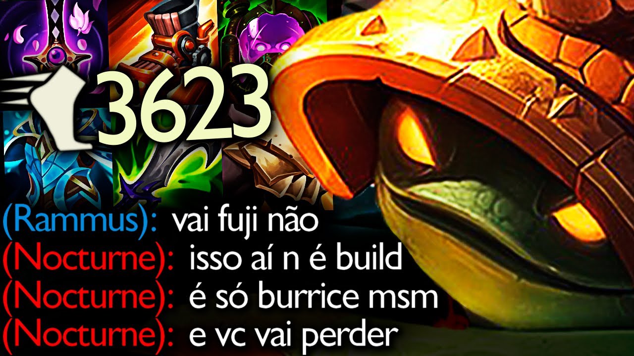 RAMMUS CHEGANDO DE UMA BASE A OUTRA EM 3 SEGUNDOS KKKKKKKKKKKK