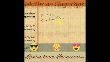 Time and Work - Short Trick - Efficiency Method #shorts #timeandwork #maths #mathstricks