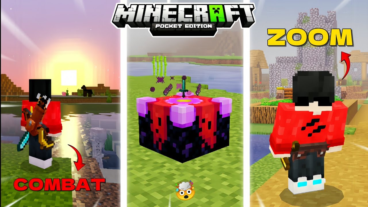 TOP 5 Epic Mods for Minecraft Pocket & Bedrock Edition .🤯🔥. Best ...