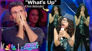 America's Got Talent Song 4 Non Blondes What's Up Made the judges almost cry - AGT 2024