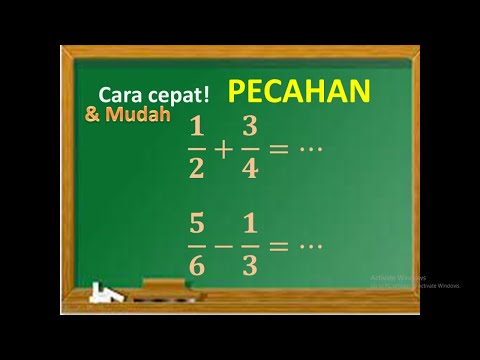 Video: Bagaimana cara membatalkan dan menyederhanakan pecahan?