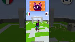 MEXICO VS COREA en Minecraft extremo! 2026!! #minecraft #shorts