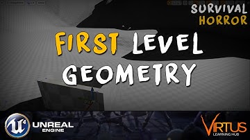 Creating Our First Level Terrain & Geometry - #21 Creating A Survival Horror (Unreal Engine 4)