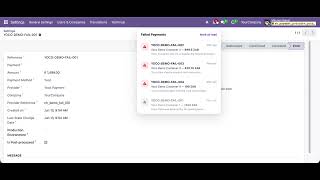 Yoco Payment Integration - Failed Notification Odoo