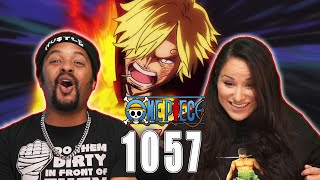 SANJI HIT A LADY?  ONE PIECE EPISODE 1057 REACTION 