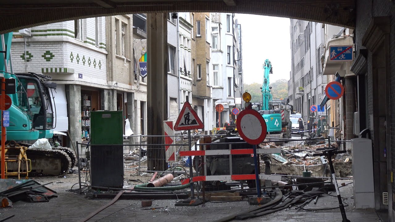 Ravage na gasexplosie in centrum van oostende