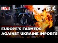 Thousands Of Farmers From East Europe Throng Czech-Slovakia Border To Protest Imports From Ukraine