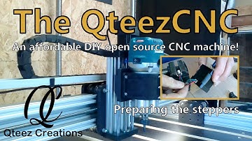 Preparing the steppers. The QteezCNC. An affordable DIY Open source CNC machine!