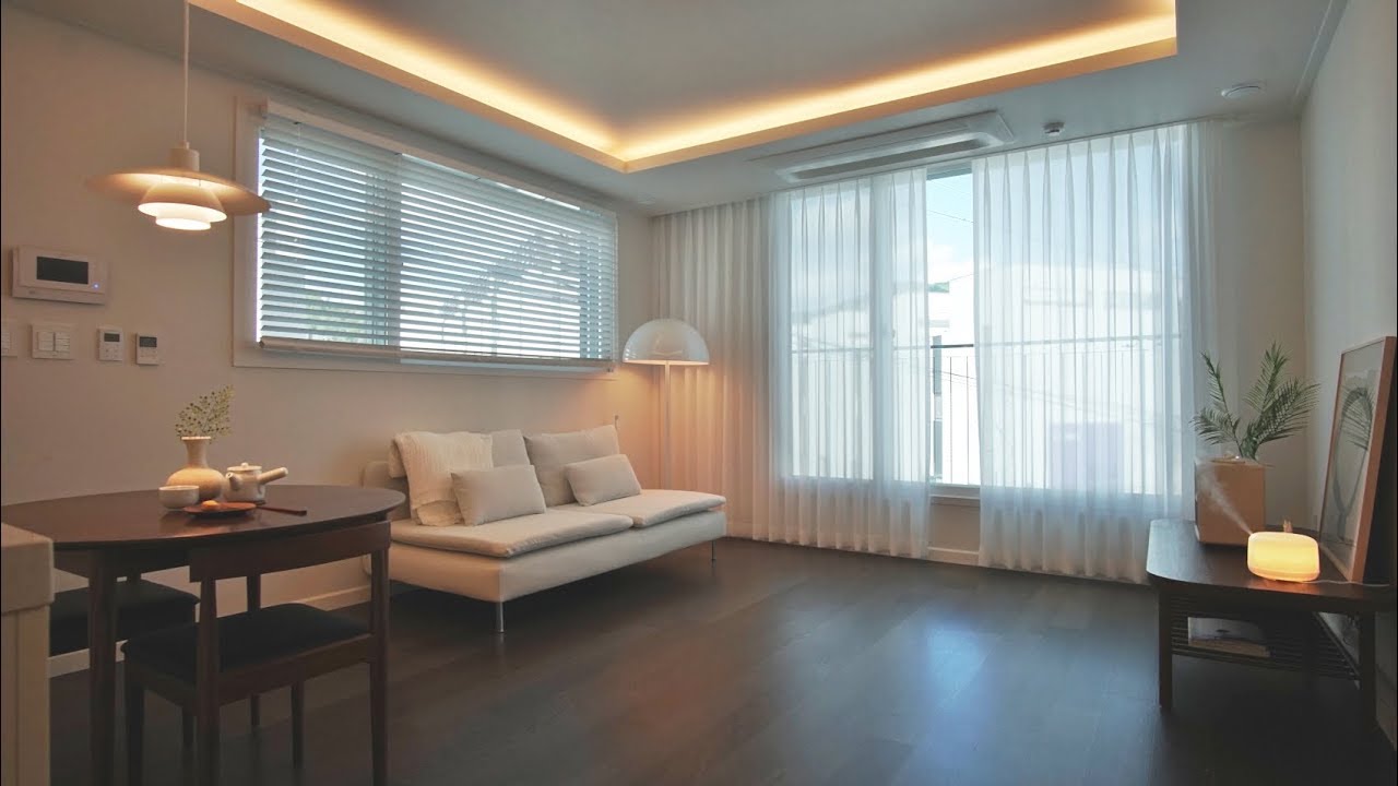 모던한 느낌의 깔끔한 화이트톤 인테리어 white modern interior #004 - YouTube