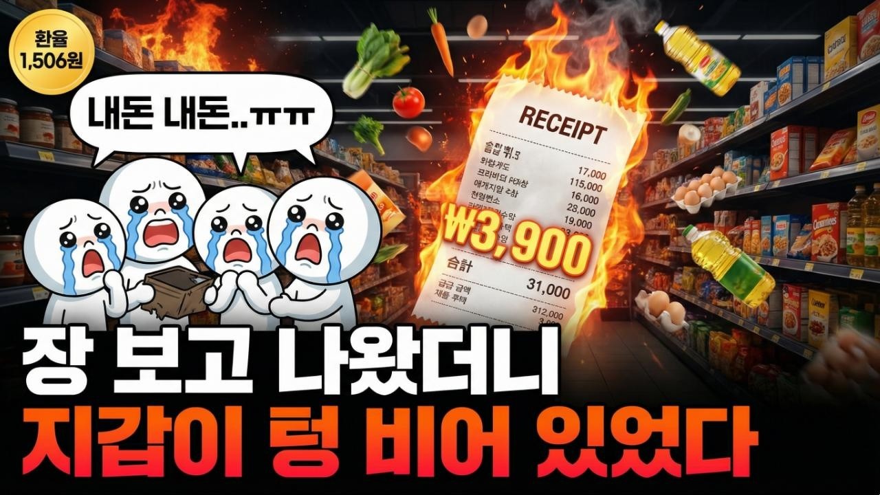 2026년 대한민국 환율 쇼크 | 1,506원이 터지면 내 통장에서 가장 먼저 사라지는 것들