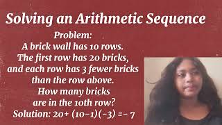 HOW TO SOLVE ARITHMETIC SEQUENCE