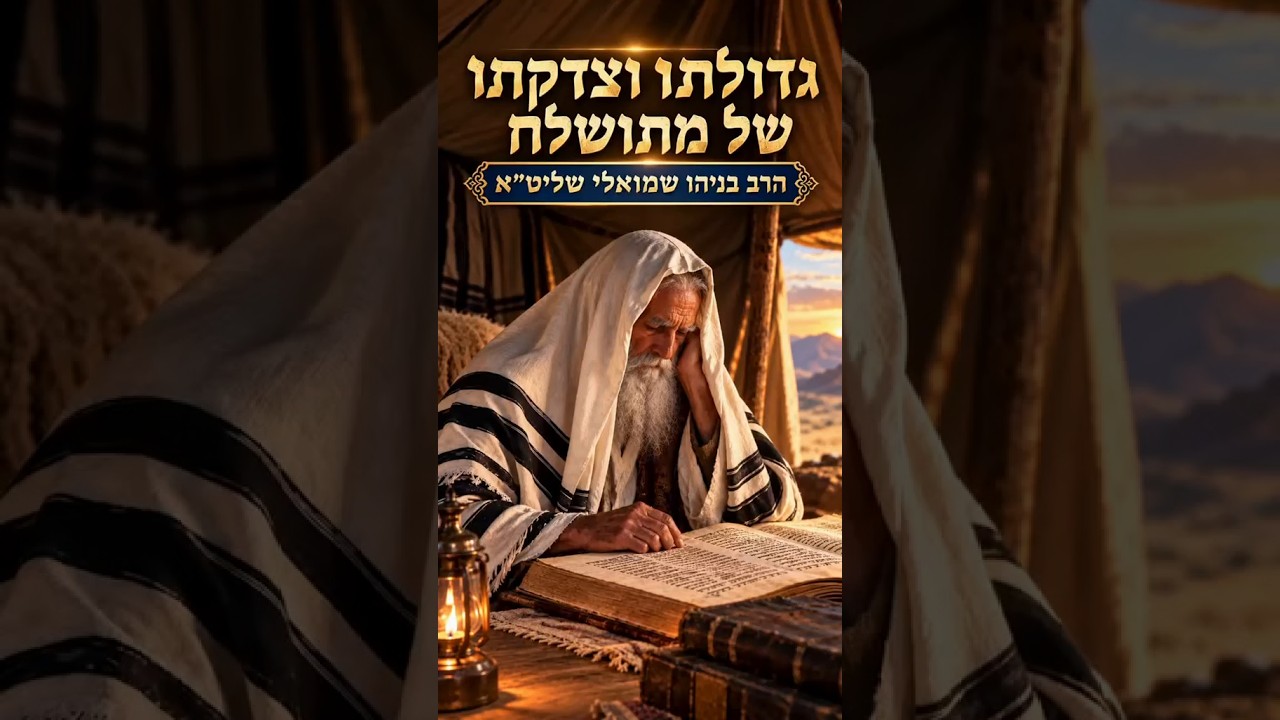 למה נקרא שמו מתושלח? הרב בניהו שמואלי שליט"א
