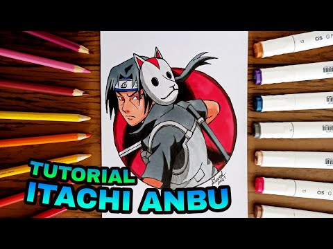 COMO DESENHAR O KAKASHI ANBU (Naruto Shippuden) - Gilmar Marcel 