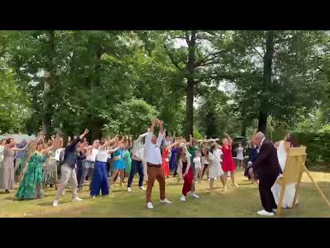 Flashmob mariage marry you Bruno mars Audrey et Jérôme