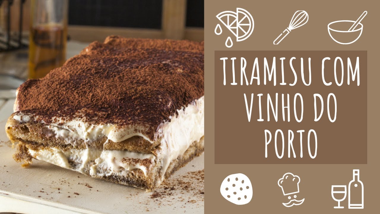 Tiramisu com vinho do Porto (doce de colher fác